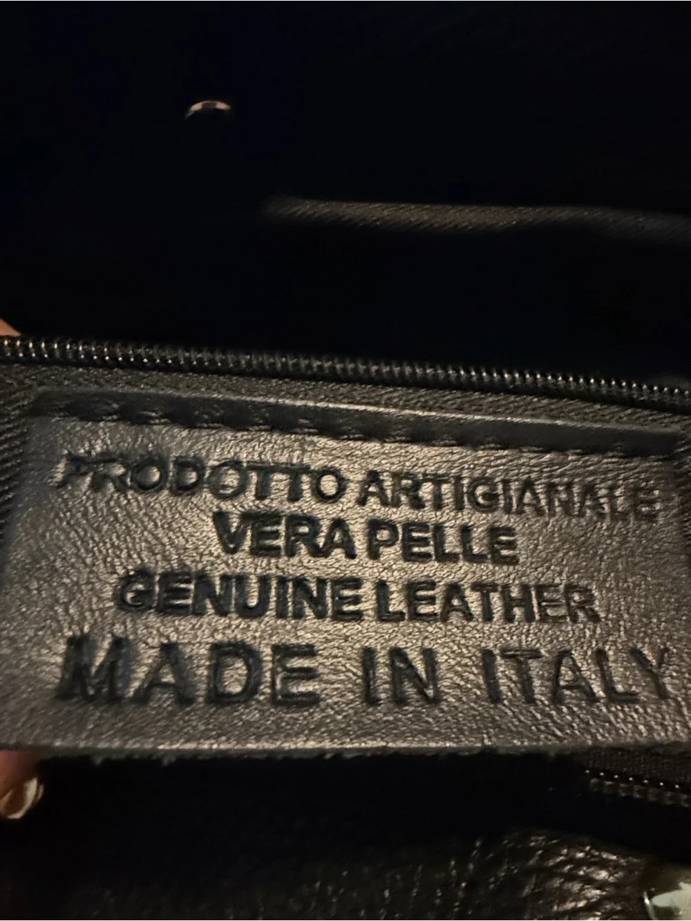 Black Genuine Leather Bag – Made in Italy